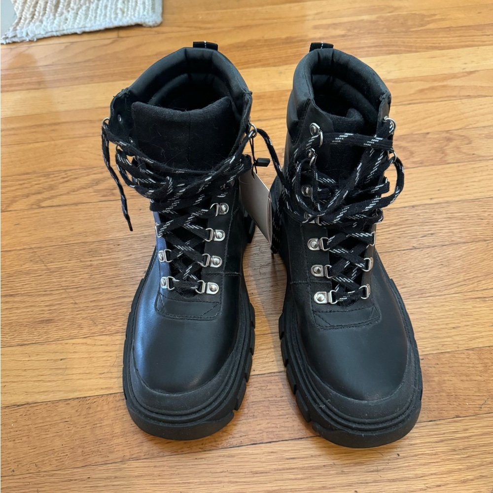 Mango Lug Sole Boots NWT